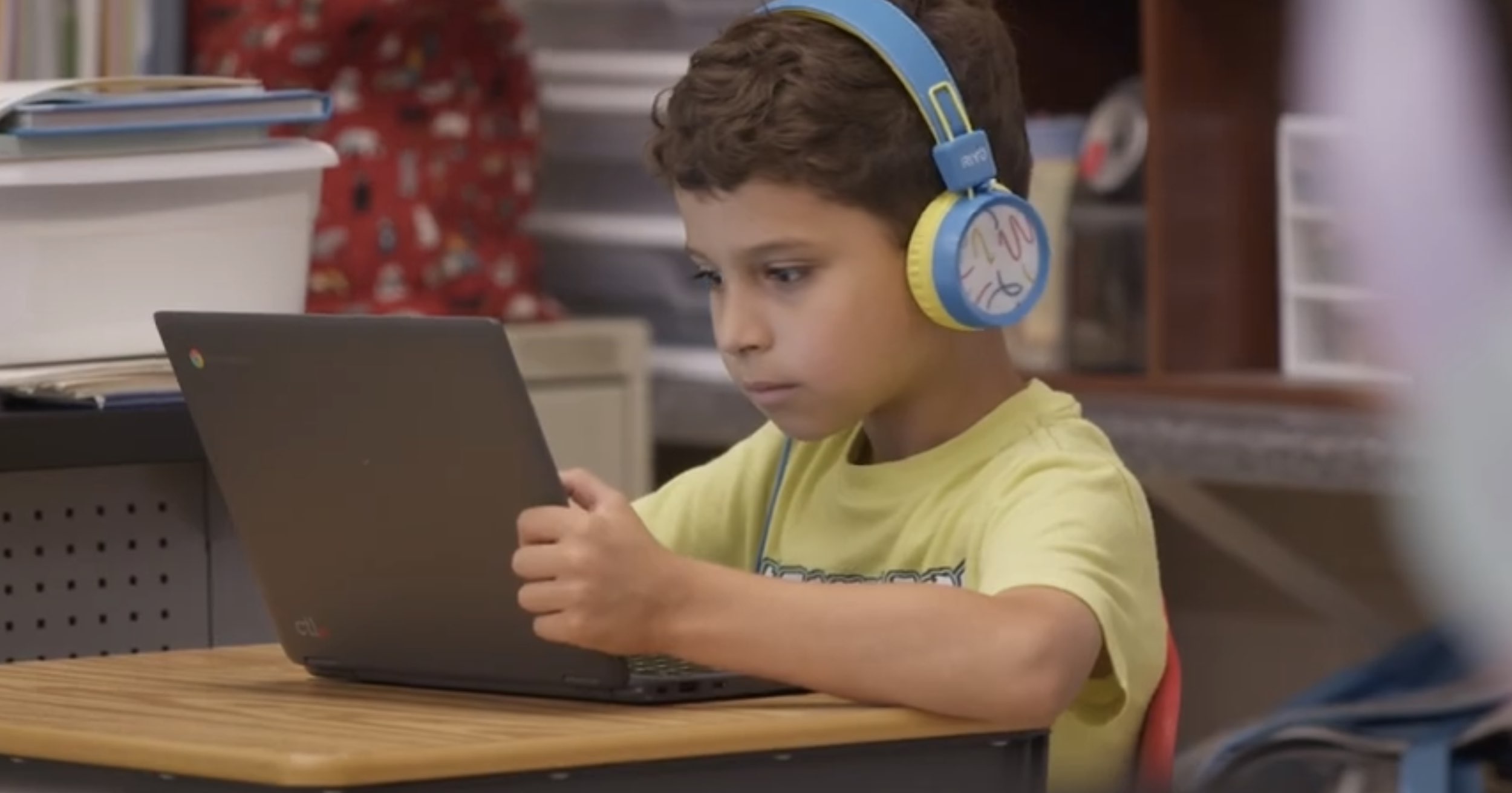 Student learning at Racine Christian School