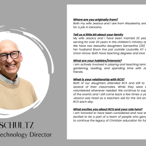 G Schultz - Technology/Development