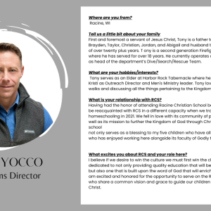 T Yocco - Admissions